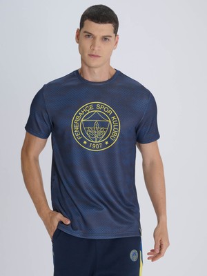 Fenerbahçe Erkek Kamuflaj Tişört 1907 Modeli Şık Tasarım ile Spor Yapın