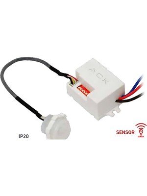 Mini Sensör, Beyaz Renk, Yüksek Hassasiyetli Güvenlik Sensörü