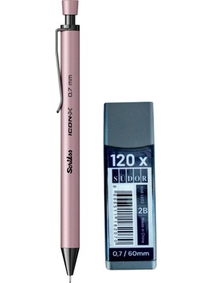 2b , 120 Li 60 mm 0,7 Uç ve Scrikss Icon-X 0,7 Uçlu Kalem Seti