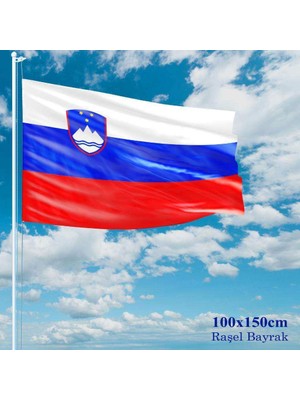 Asilmeydan Slovenya Bayrağı Raşel Kumaş 100 x 150 cm