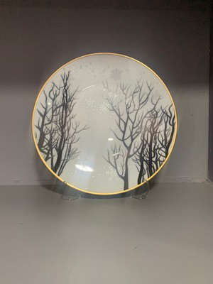 Fermato 6 Kişilik Porselen Pasta Tabağı Seti Grigio Serisi