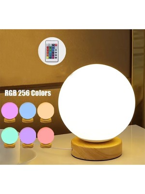 Renkli LED Gece Lambası, Masa ve Yatak Odası Dekoru Için Ideal Seçim