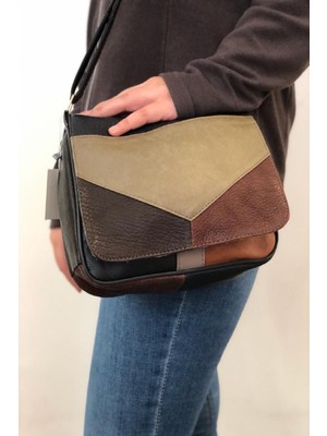 Hakiki Deri Kadın Çapraz ve Omuz Çantası, Beyaz, Şık ve Dayanıklı Tasarım