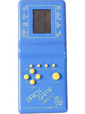 Renkli Kutulu Nostaljik El Atarisi Tetris Oyunu