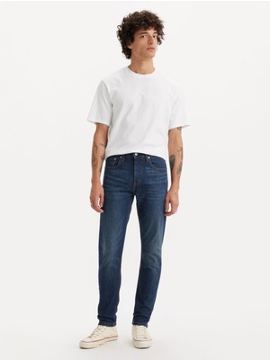 Lse 512 Slım Taper Erkek Mavi Jean Pantolon A2087-0038