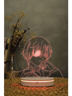 3D Dekoratif Gece Lambası, Şık ve Parlak Tasarım, Odanızı Güzelleştirir