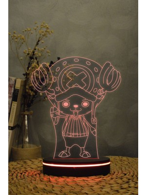 Renkli 3D Chopper Gece Lambası, Dekoratif ve Şık Tasarım, 16 Renk Seçeneği