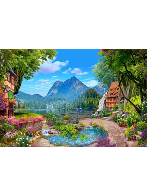 Aden Manzara Harika Renkli Doğa Kanvas Tablo