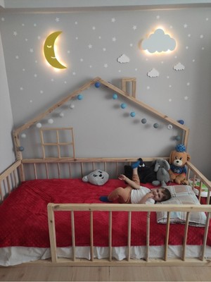 Çocuk Odası Renkli Dekoratif Gece Lambası, Sıcak ve Yumuşak Aydınlatma