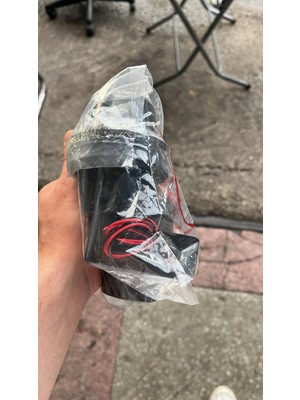 Büyük Boy Çift Renkli Takoz LED Lamba – Turuncu & Kırmızı Işık, 12V-24V Uyumlu, Su Geçirmez Yuvarlak Tasarım