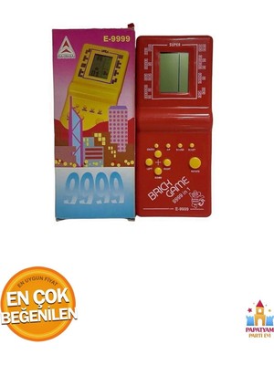 Eğlenceli Kırmızı Tetris Gemboy Oyuncak, Nostaljik ve Renkli Tasarım