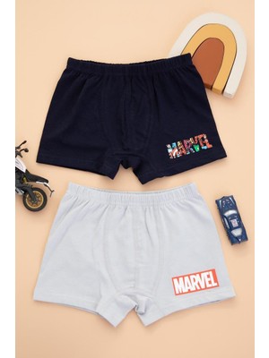 Marvel Lisanslı 2 Li Boxer - Çok Renkli