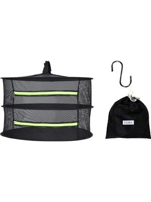 2 Katlı Meyve Sebze Bitki Kurutma Filesi | Katlanabilir Meyve Sebze Bitki Doğal Kurutma Sepeti