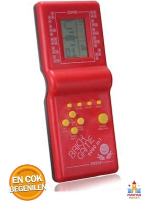 Renkli Bloklar ile Nostaljik El Konsolu, Eğlenceli ve Taşınabilir Oyun Keyfi