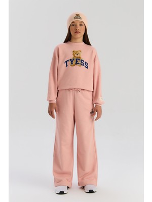 Bg Store Kız Çocuk Pudra Eşofman Altı