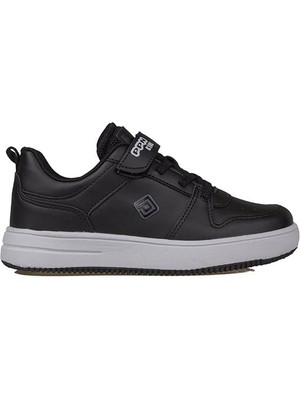 Pepino Siyah-Beyaz Ultra Hafif Düz Unisex Çocuk Sneaker