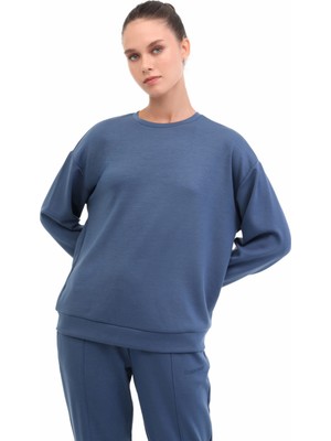 Lumberjack Wb 16ALICE-C CK97 5pr Indigo Kadın Sweatshirt