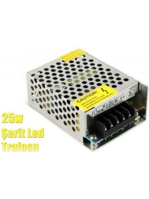 25W 2.1A Çok Renkli Şerit LED Güç Kaynağı, Dayanıklı ve Güçlü Tasarım