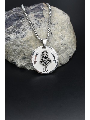 Hz. Ali Zülfikar Kılıcı Kolye Paslanmaz Çelik Zincir 3mm 902094