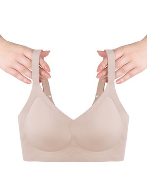 Balensiz Lazer Dikişsiz Görünmez Çıkarılabilir Pedli Toparlayıcı Sütyen