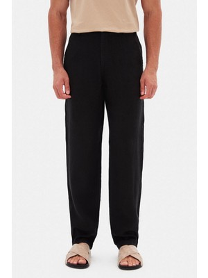 D'S Damat Ds Damat Comfort Fit Siyah Jogger Pantolon 4HC03X501350M