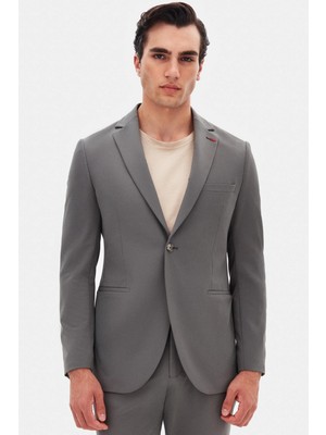 Twn Slim Fit Açık Haki Düz Takim Elbise 4EC05E301545M