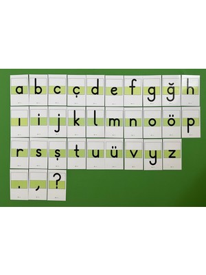 Mıknatıslı Küçük Harfler