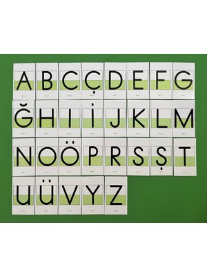 Mıknatıslı Büyük Harfler