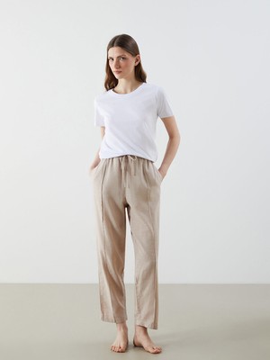 Lc Waikiki Yeni Sezon Beli Lastikli Kadin Pijama Alti - S5JN68Z8