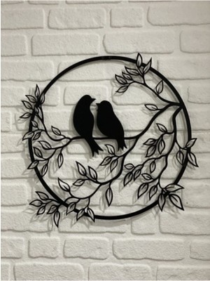 Şık Siyah Serçe Mdf Tablo, Ev ve Ofis Dekorasyonu Için Harika Bir Seçenek