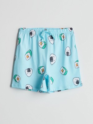 Lc Waikiki Yeni Sezon Beli Lastikli Desenli Kadin Sort Pijama Alti - S5JK43Z8