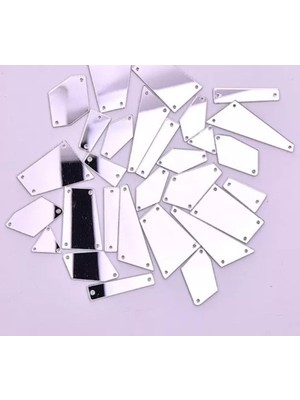 15 Adet Beyaz Akrilik Delikli Yapışkanlı Ürün, Kına Hediye Hazırlığı Için Ideal