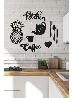 9 Parça Siyah Duvar Dekorasyon Seti, Şık ve Modern Tasarım