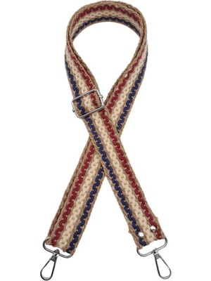 120X4 cm Jüt Kolon Çanta Sapı Zincirli Şık Renk Seçenekleri