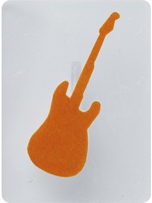 Gitar Baskısı Altın Renkli Dekoratif Çerçeve, Şık ve Kaliteli Tasarım