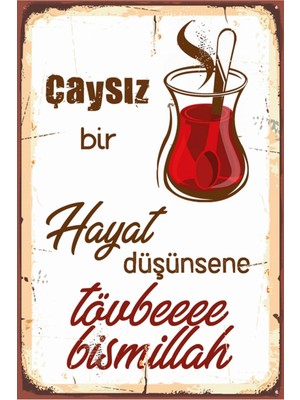 Şık Ahşap Duvar Posteri 20X30CM Beyaz, Dekoratif ve Doğal Tasarım