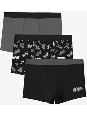 Lc Waikiki Yeni Sezon Baskili Erkek Cocuk Boxer 3'lu - S5FO76Z4