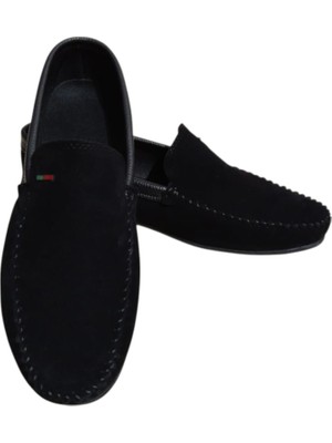 Siyah Nubuk Loafer Erkek Ayakkabısı