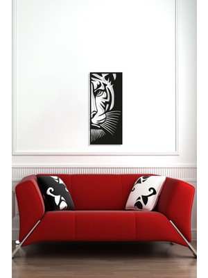 Şık Ahşap Dekoratif Tablo, 65X30CM, Mdf, Kendinden Yapışkanlı, Lazer Kesim