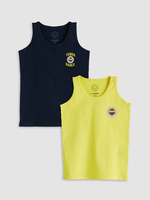 Lc Waikiki Yeni Sezon Bisiklet Yaka Fenerbahce Baskili Erkek Cocuk Atlet 2'li - S5G157Z4