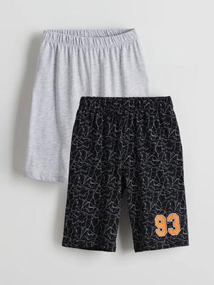 Lc Waikiki Yeni Sezon Beli Lastikli Erkek Cocuk Pijama Alt 2'li - S5AU02Z4