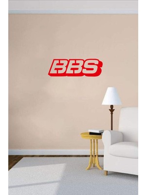 Kırmızı Ahşap Jant Logo Tablo, Lazer Kesim, Duvar Dekorasyonu, Kendinden Yapışkanlı