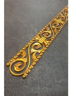 Şık Eskitme Saray Tavan Bordür Çıta, 10,5X100 Cm, Beyaz