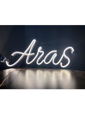 Kişiye Özel Neon LED Tabela, Canlı Sarı Renk, Şık ve Dikkat Çekici Tasarım