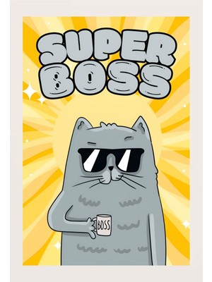 Çok Renkli Baskılı Duvar Posteri 25X17CM 3mm Kalınlık Dekota Material