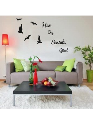 Şık Siyah Lazer Kesim Duvar Dekoru, Modern ve Zarif Tasarım