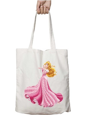 Sleeping-Beauty-Png-File Iki Tarafı Kalıcı Baskılı Yıkanabilir Çanta