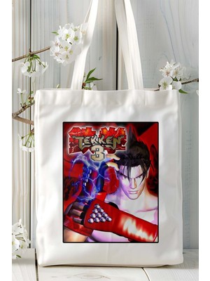 Tekken Oyun Baskılı Omuz Çanta Kişiye Özel Model 2