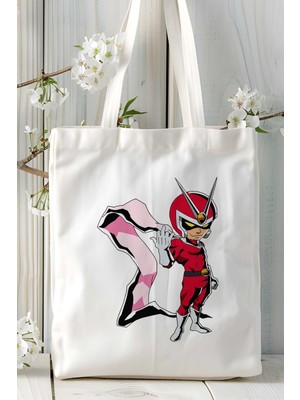 Viewtiful Joe Baskılı Çanta Çift Taraflı Baskı Kişiye Özel Model 1