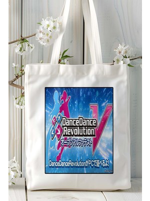 Dance Dance Revolution Oyun Baskılı Omuz Çanta Kişiye Özel Model 4